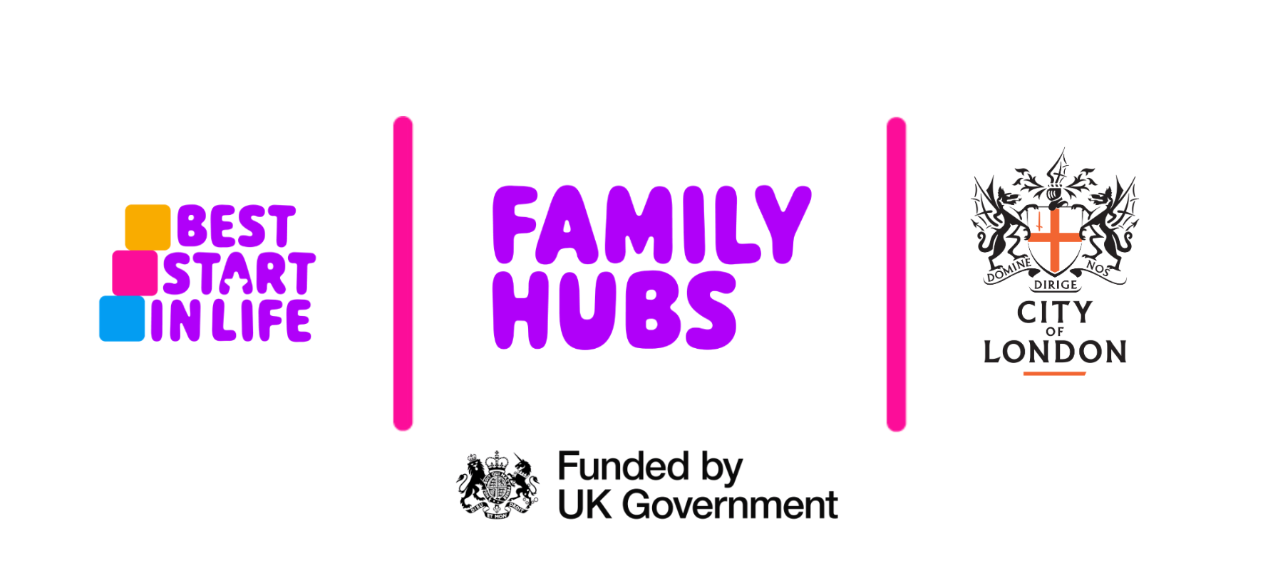 Best Start in Life · Family Hubs · City of London — funded by UK Government